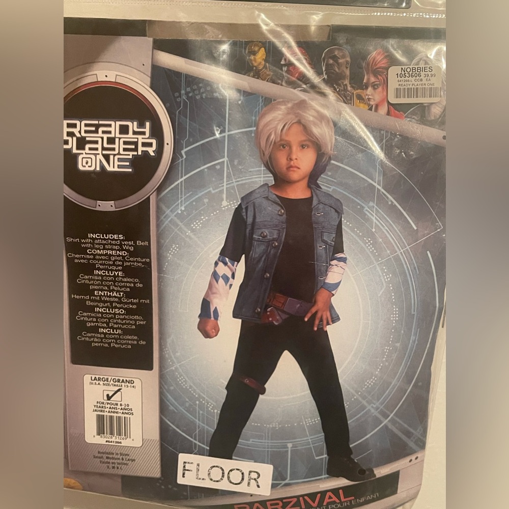 Parzival costume boy’s large from Ready Player One